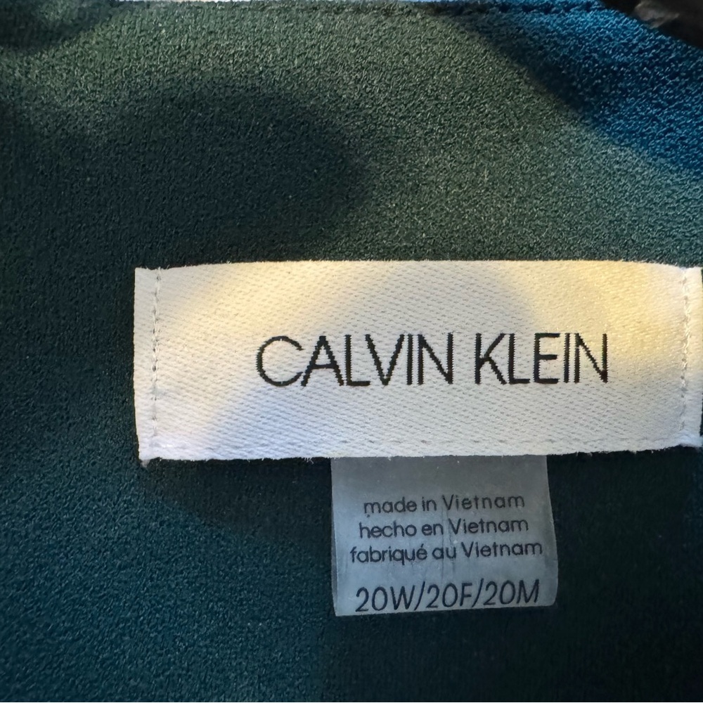 Calvin Klein Dark Green Midi Dress - Picture 7 of 7